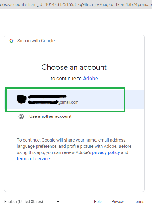 Adobe Firefly login