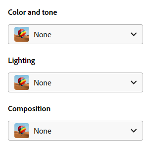 Color and Tone in adobe firefly